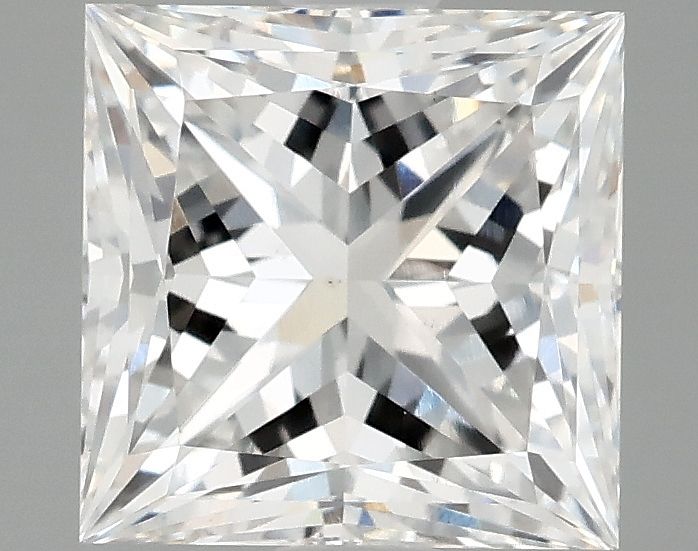 2.10 ct. princess Lab Grown Diamond front image