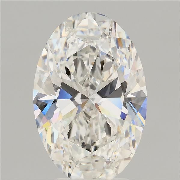 3.84 ct. oval Lab Grown Diamond front image