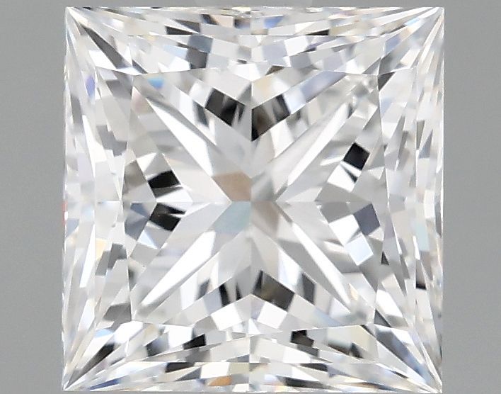 2.09 ct. princess Lab Grown Diamond front image