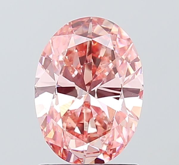 1.28 ct. oval Lab Grown Diamond front image