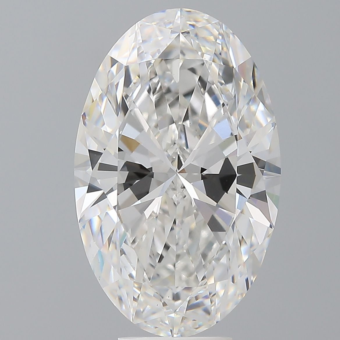 7.60 ct. oval Lab Grown Diamond front image