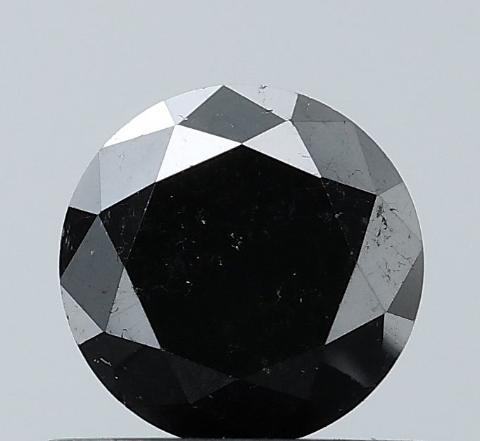 0.72 Carat Round Diamond Black VS2