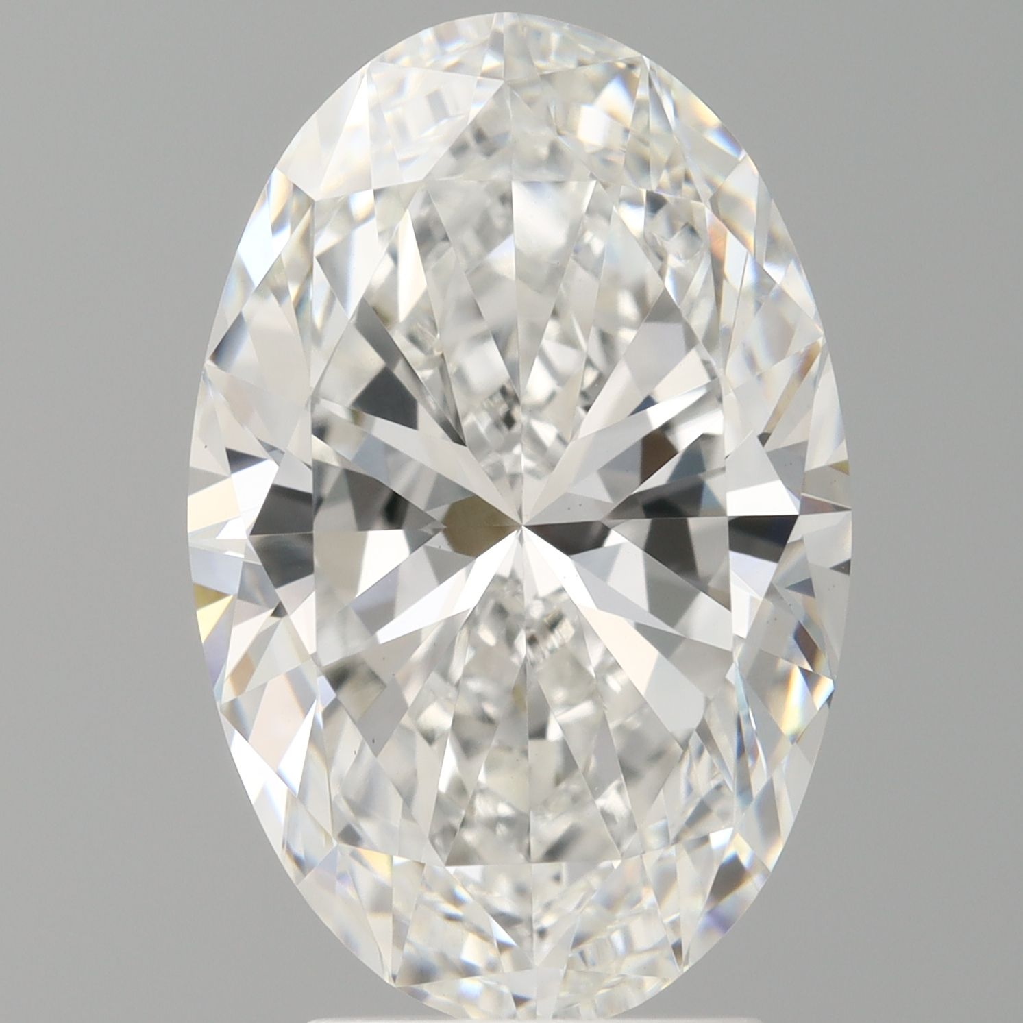 4.02 ct. oval Lab Grown Diamond front image