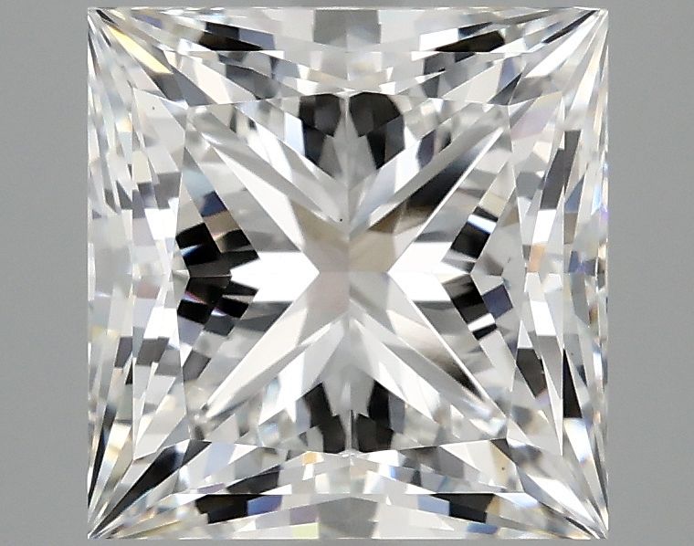 4.01 ct. princess Lab Grown Diamond front image
