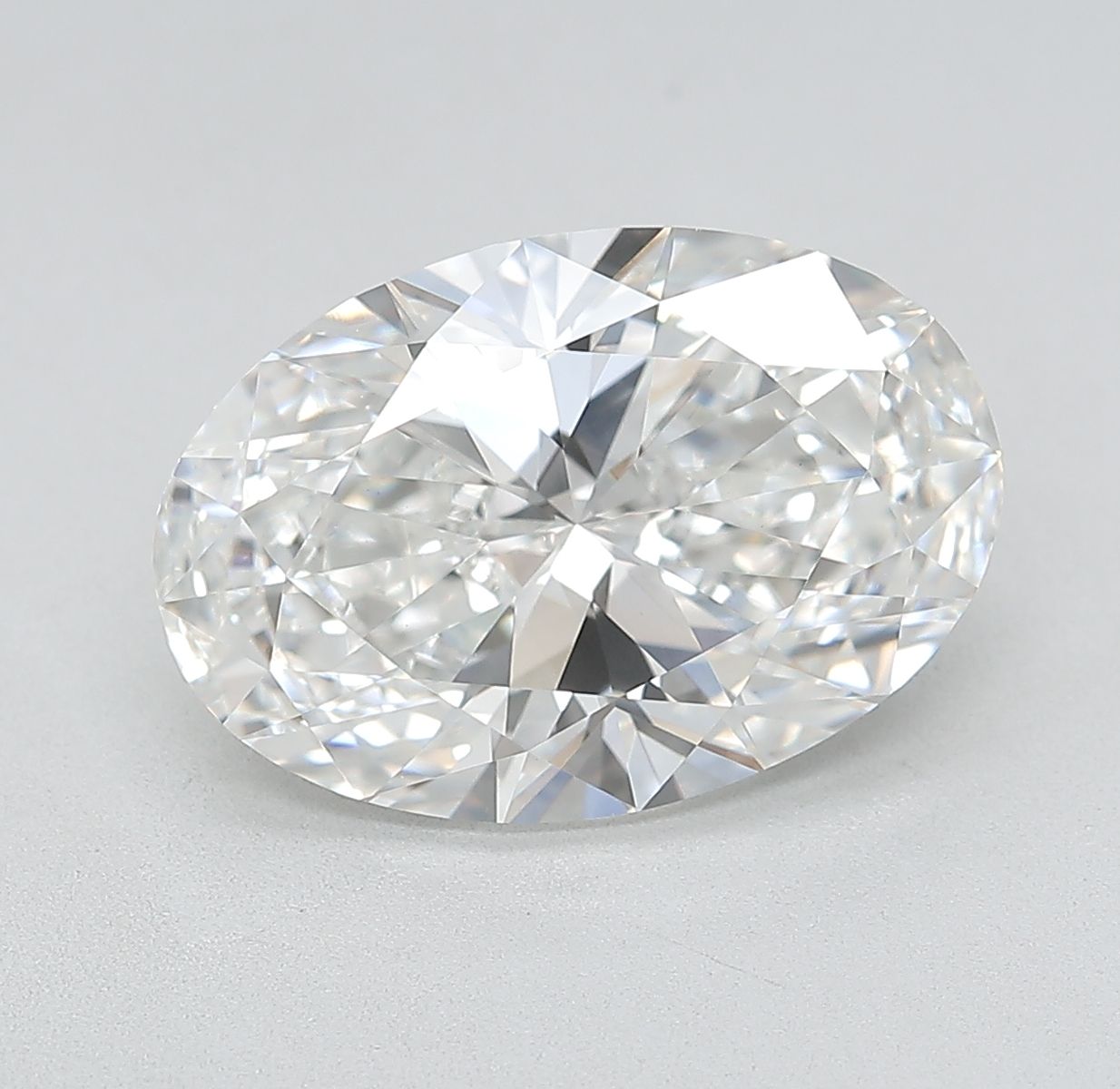4.22 ct. oval Lab Grown Diamond front image