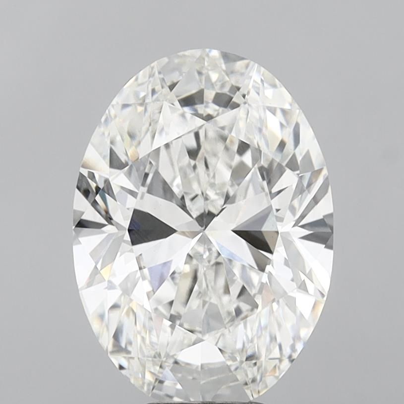 7.02 ct. oval Lab Grown Diamond front image