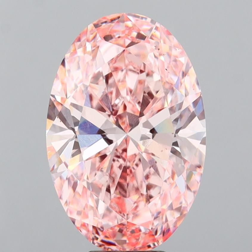 8.06 ct. oval Lab Grown Diamond front image