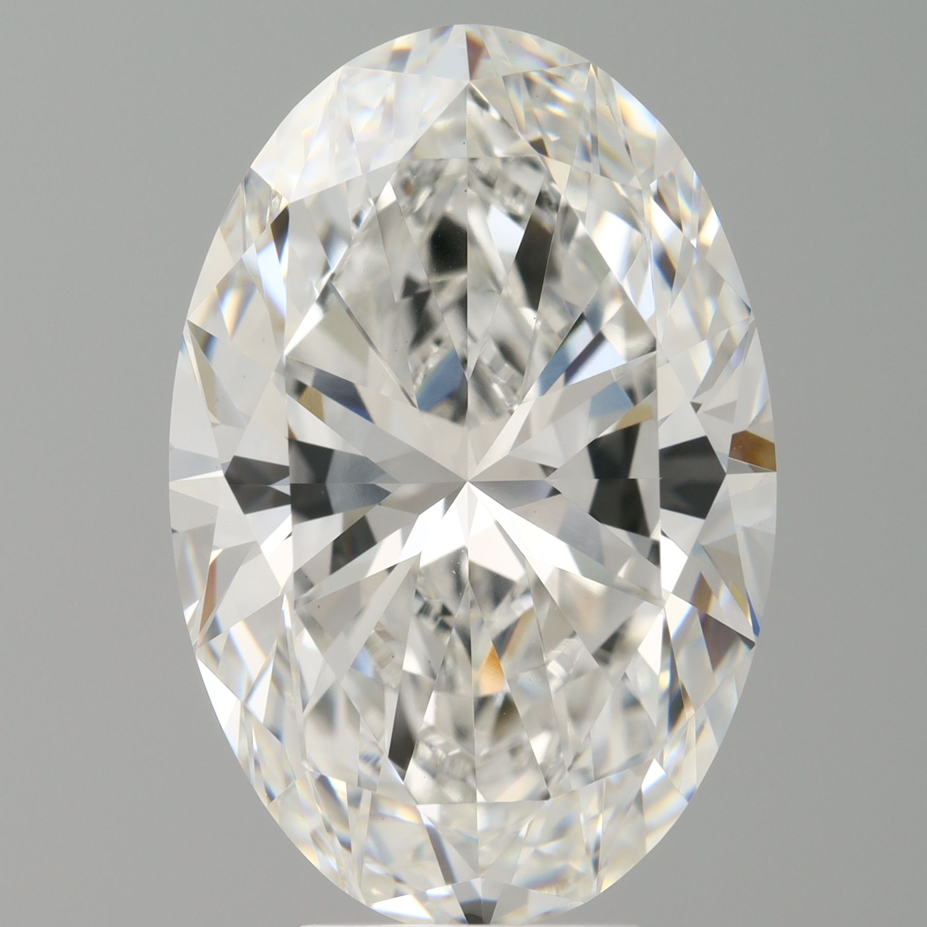7.04 ct. oval Lab Grown Diamond front image