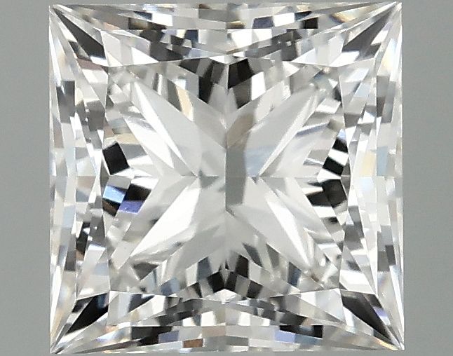 2.10 ct. princess Lab Grown Diamond front image