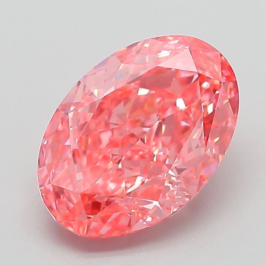3.07 ct. oval Lab Grown Diamond front image