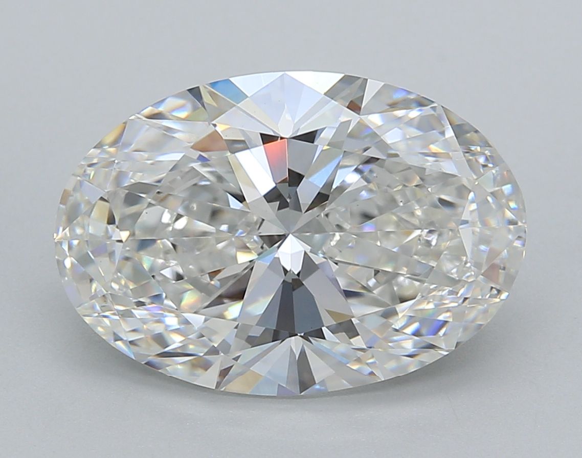 5.24 ct. oval Lab Grown Diamond front image