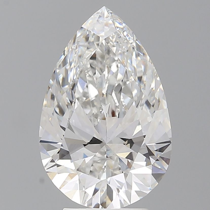 4.10 ct. pear Lab Grown Diamond front image