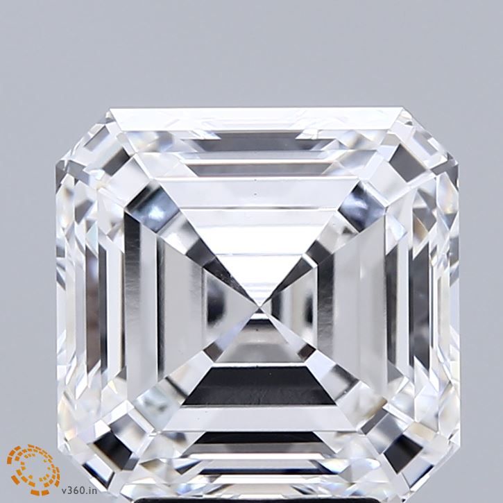 5.04 ct lab-grown Asscher Diamond