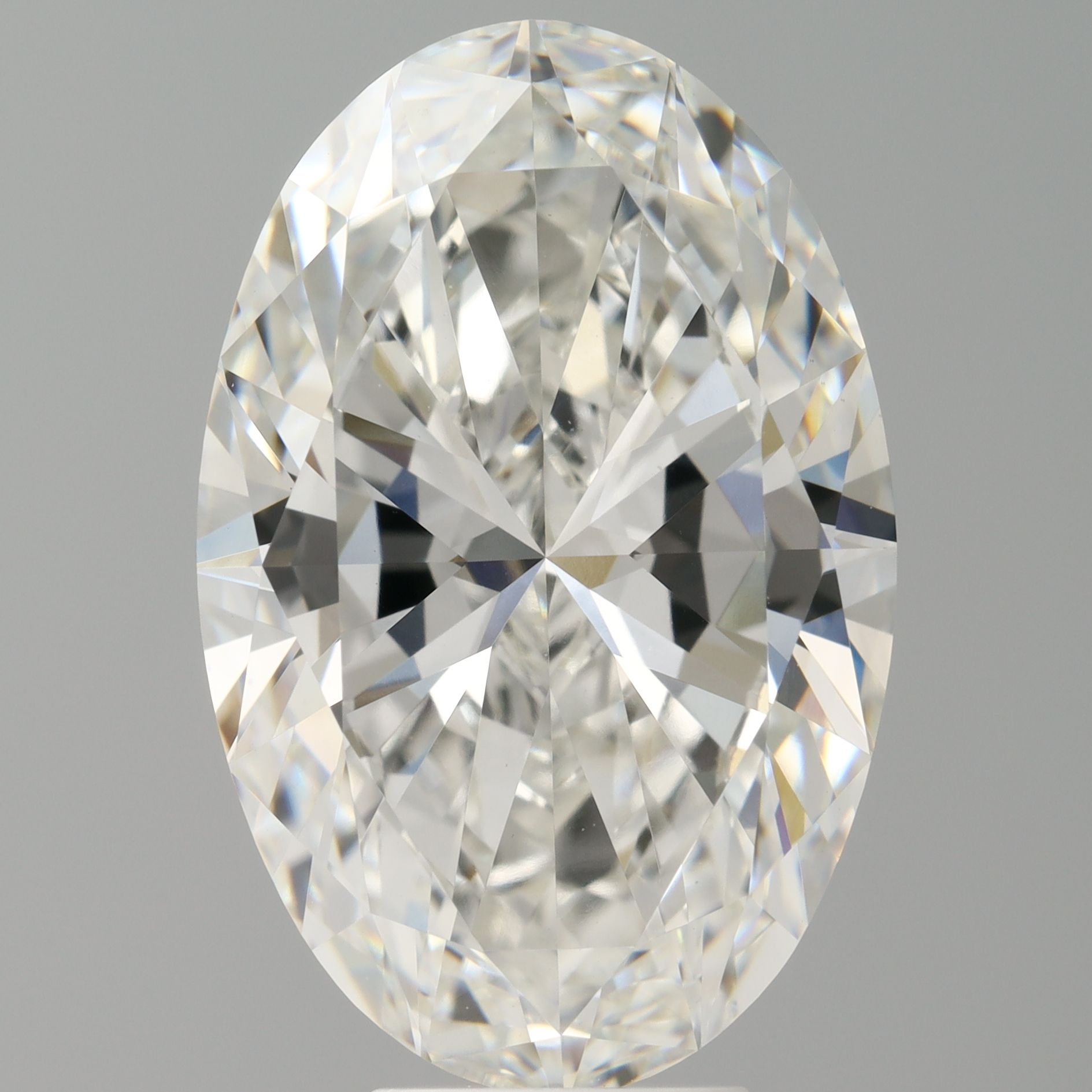 7.57 ct. oval Lab Grown Diamond front image