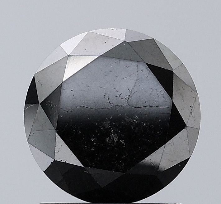 1.71 Carat Round Diamond Black VS1