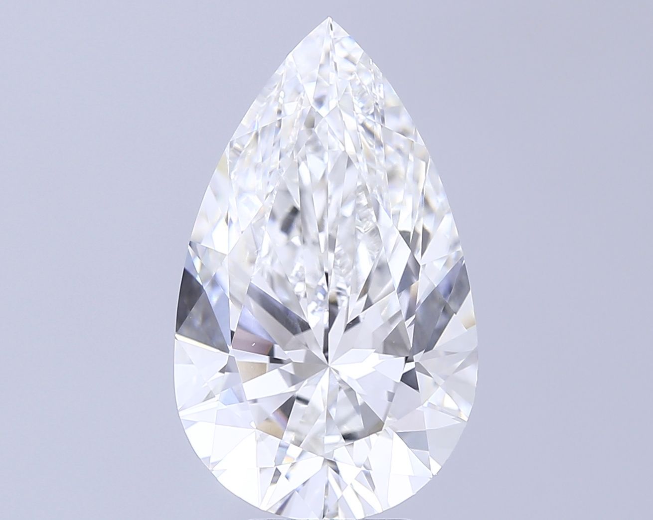 8.03 ct. pear Lab Grown Diamond front image