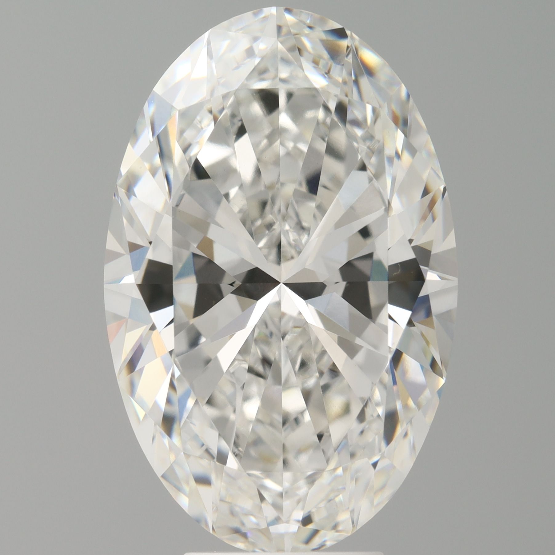 7.08 ct. oval Lab Grown Diamond front image