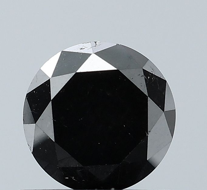 0.78 Carat Round Diamond Black VS1