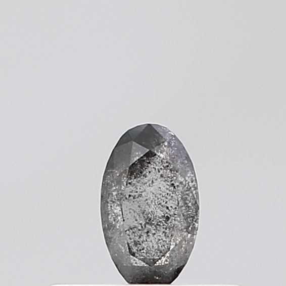 0.22 Carat Oval Diamond Salt and Pepper VVS2