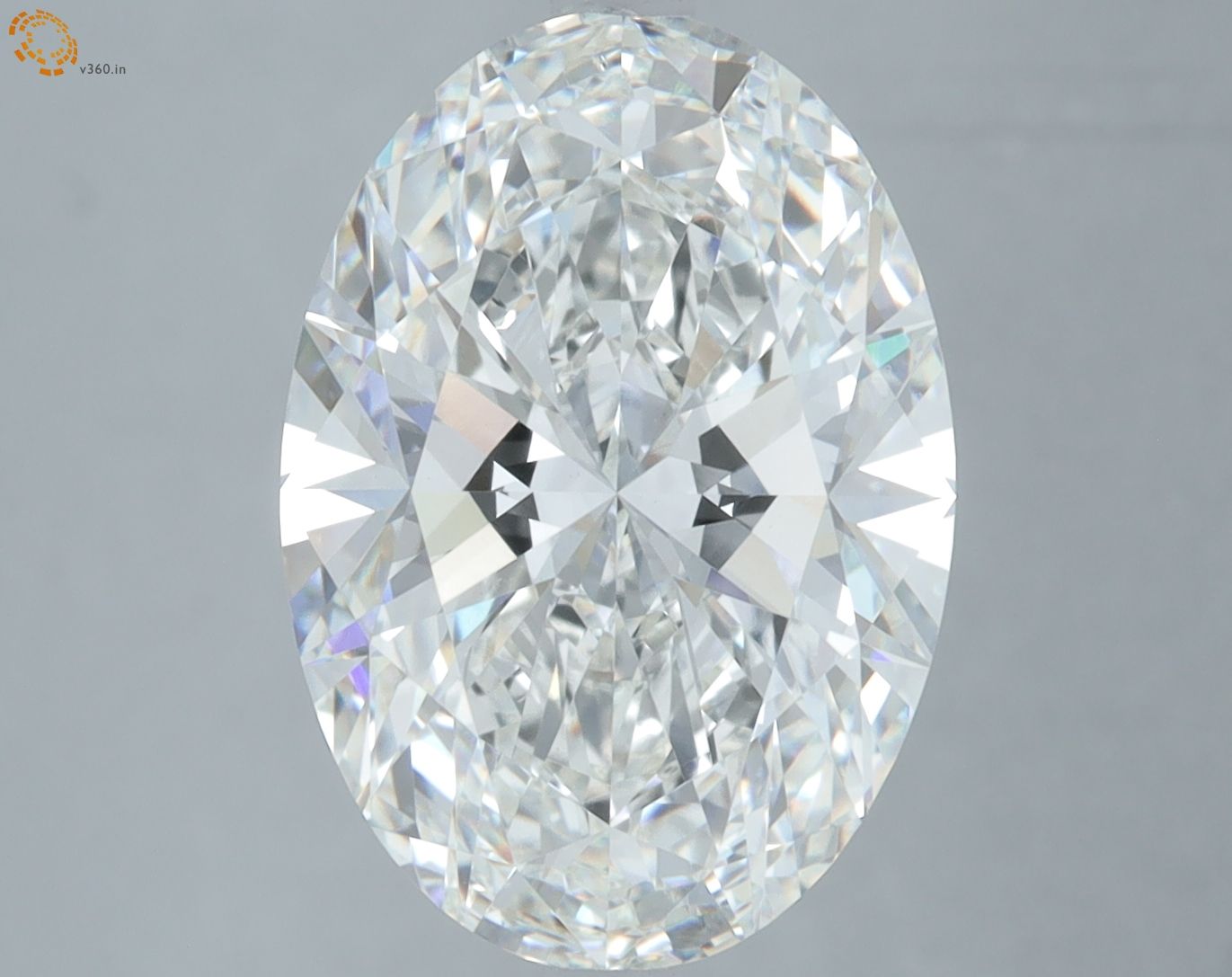 6.01 ct. oval Lab Grown Diamond front image
