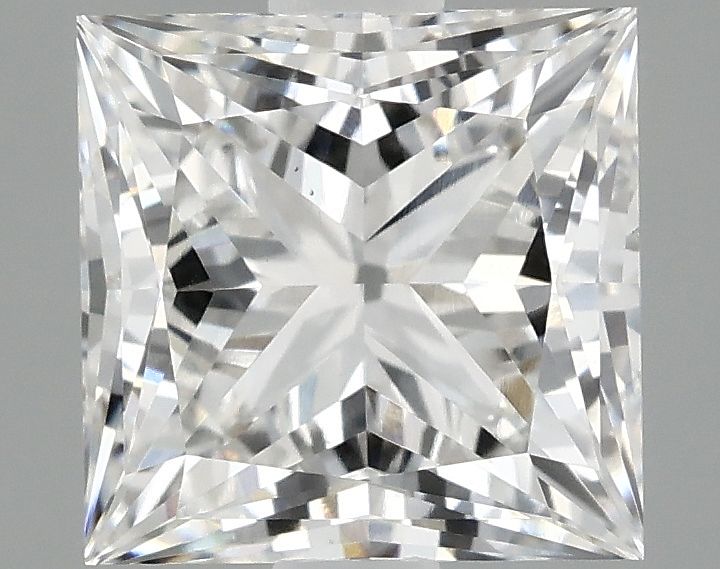 2.10 ct. princess Lab Grown Diamond front image