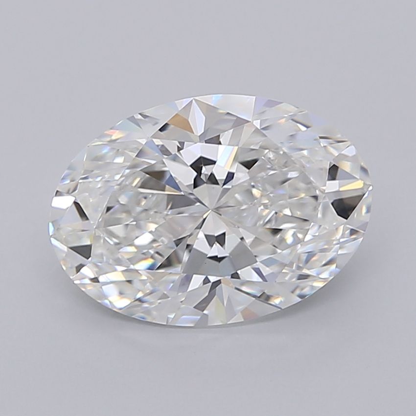 3.02 ct. oval Lab Grown Diamond front image