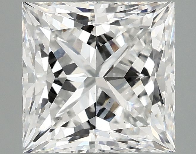 2.10 ct. princess Lab Grown Diamond front image