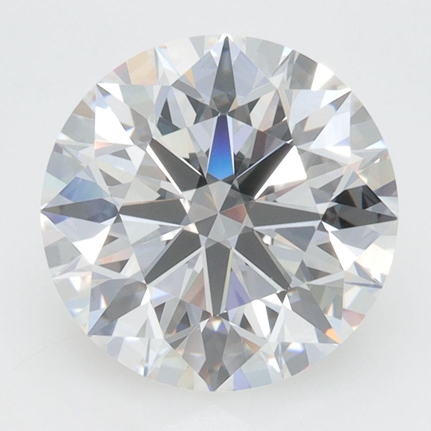 Diament LG okrągły, 3.57 ct, D, VVS1, szlif EX