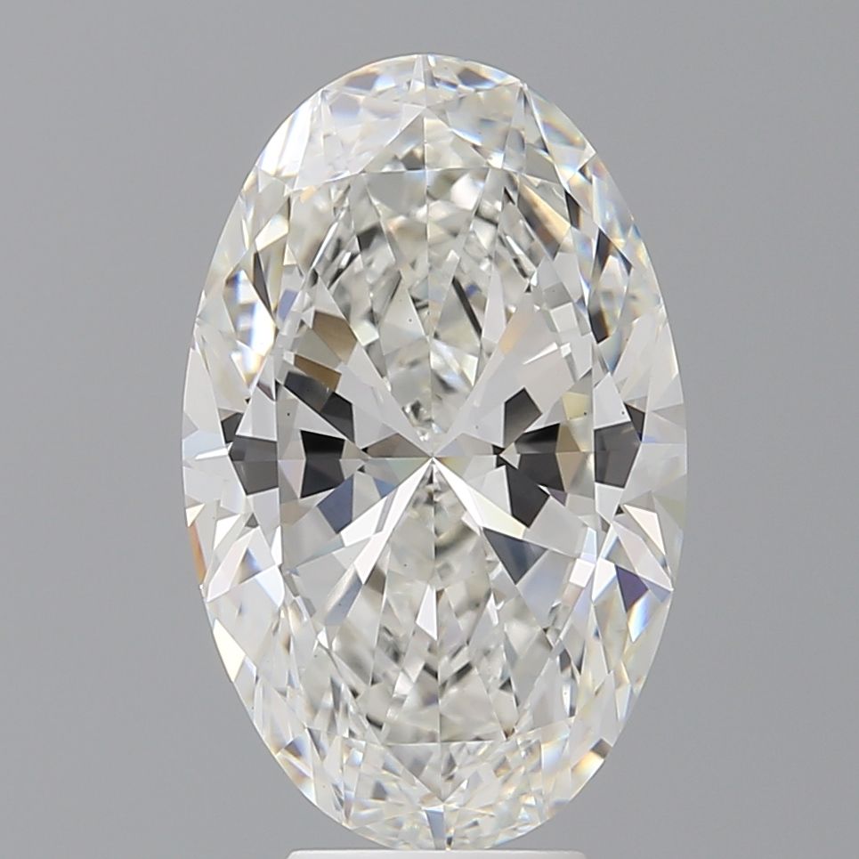 6.42 ct. oval Lab Grown Diamond front image