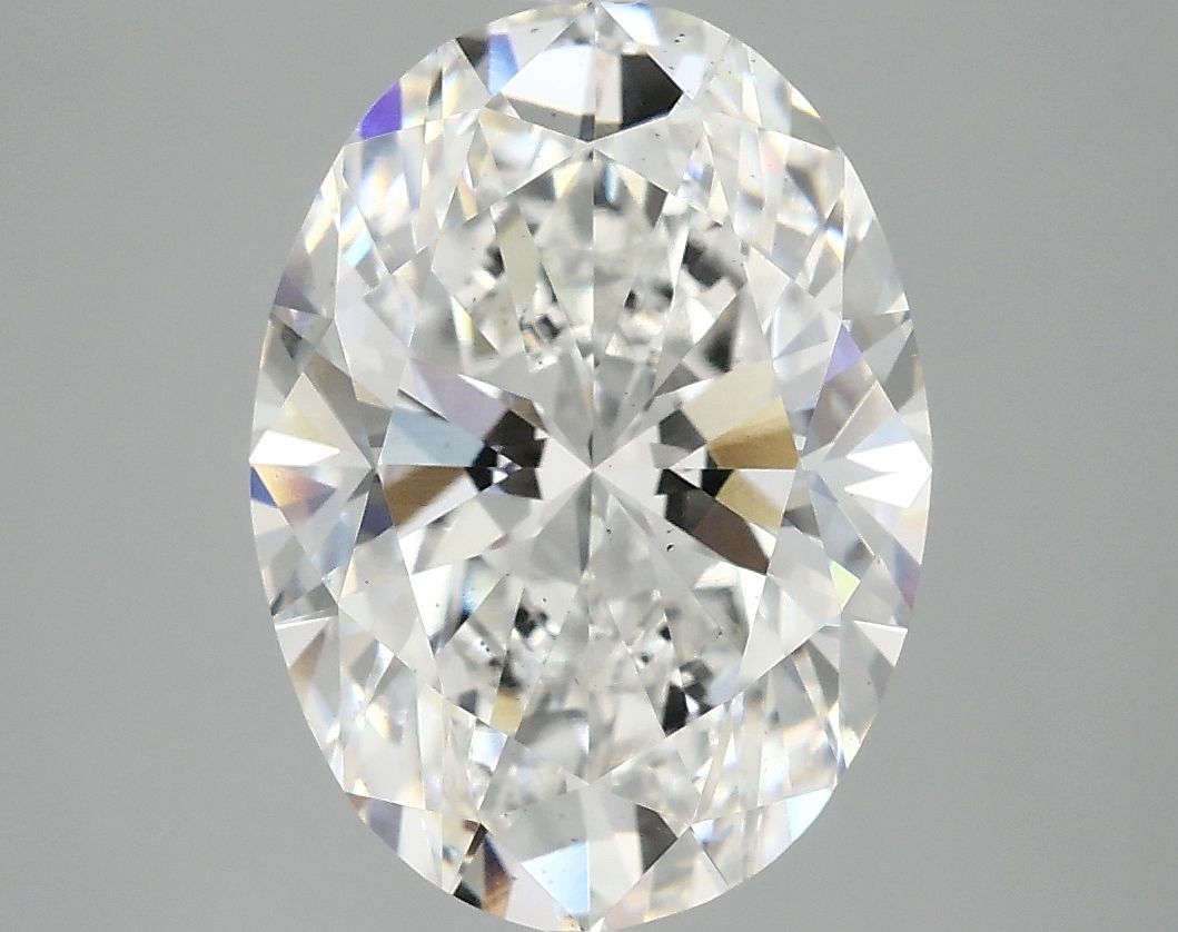 3.87 ct. oval Lab Grown Diamond front image