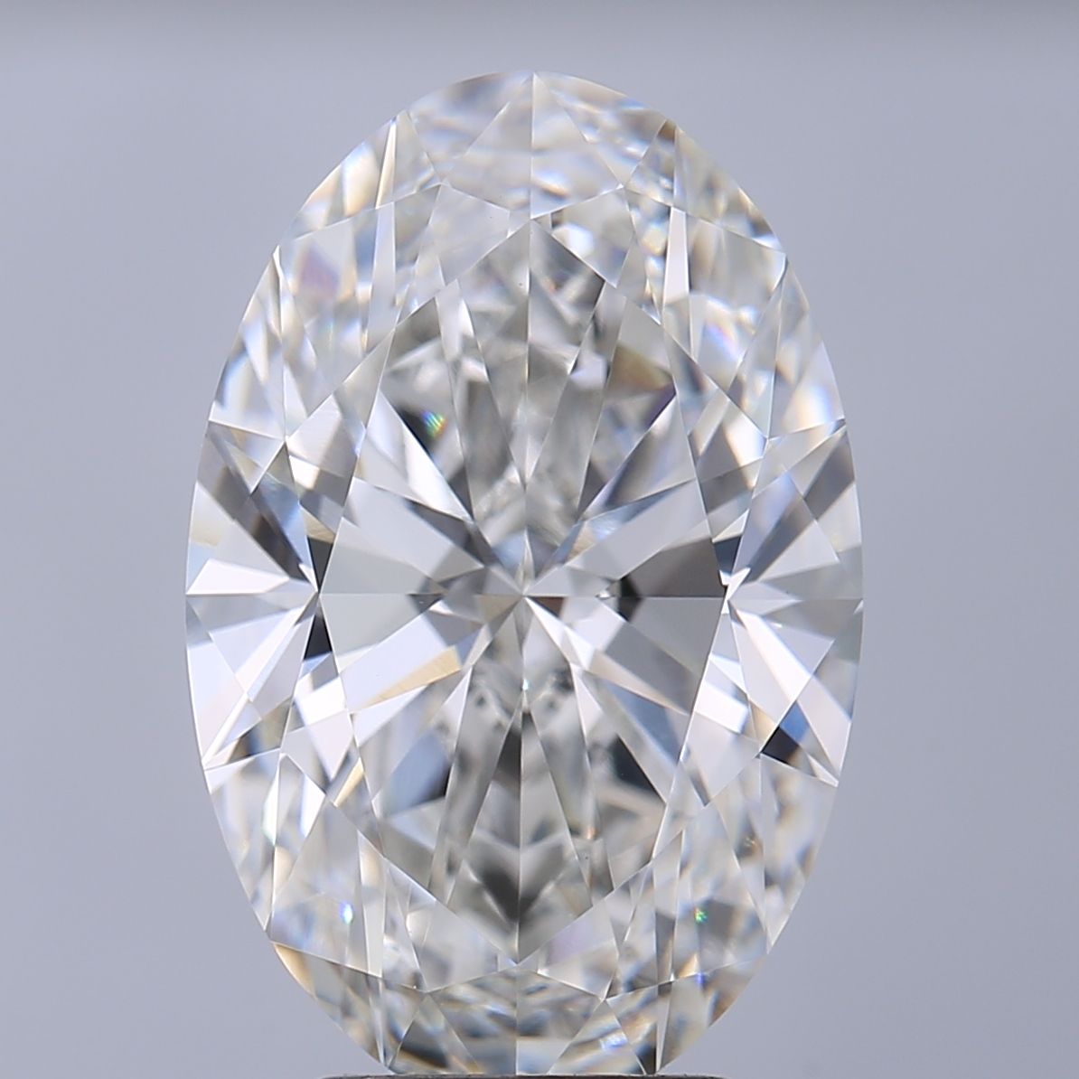 3.72 ct. oval Lab Grown Diamond front image
