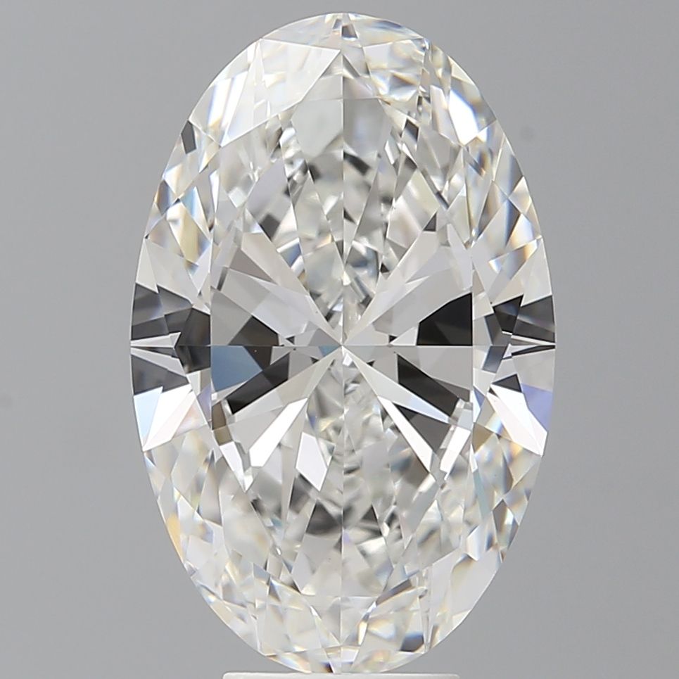 7.03 ct. oval Lab Grown Diamond front image