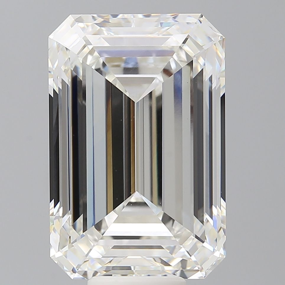 11.58 ct. emerald Lab Grown Diamond front image