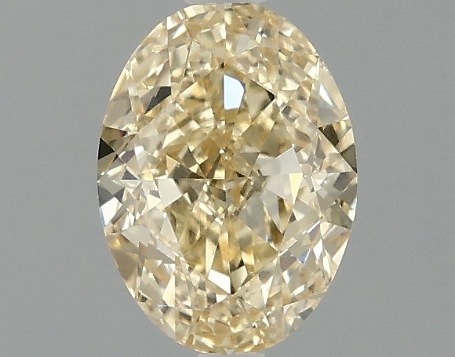 1.02 carat fancy vivid yellow VS1 EX Cut IGI oval diamond
