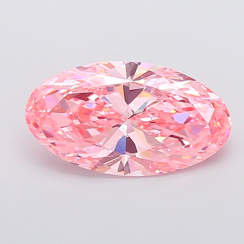 6.02 ct. oval Lab Grown Diamond front image