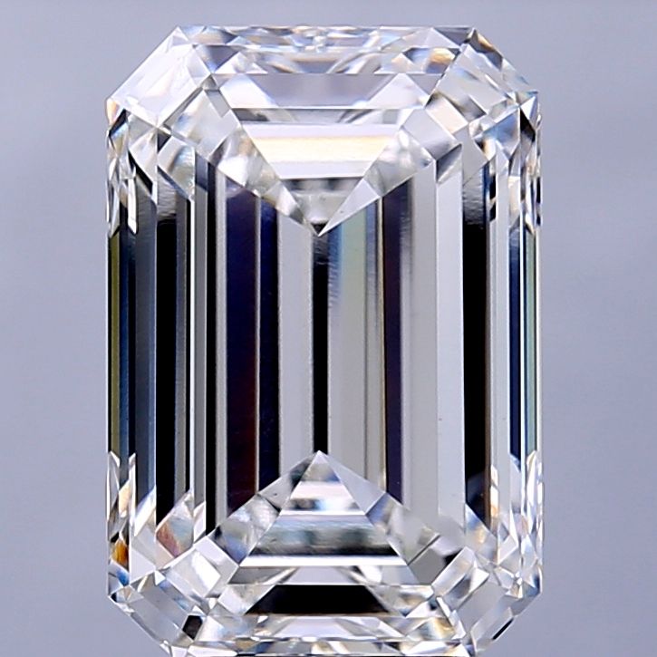 5.70 ct. emerald Lab Grown Diamond front image