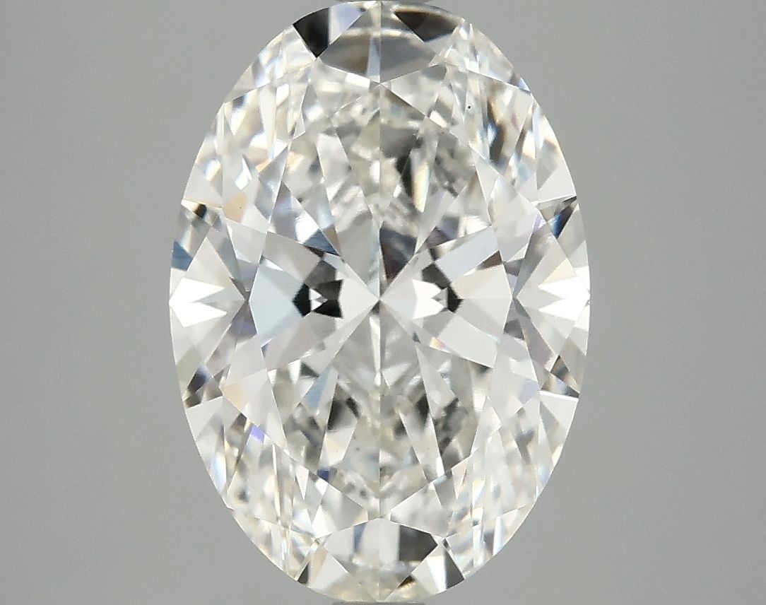 3.95 ct. oval Lab Grown Diamond front image