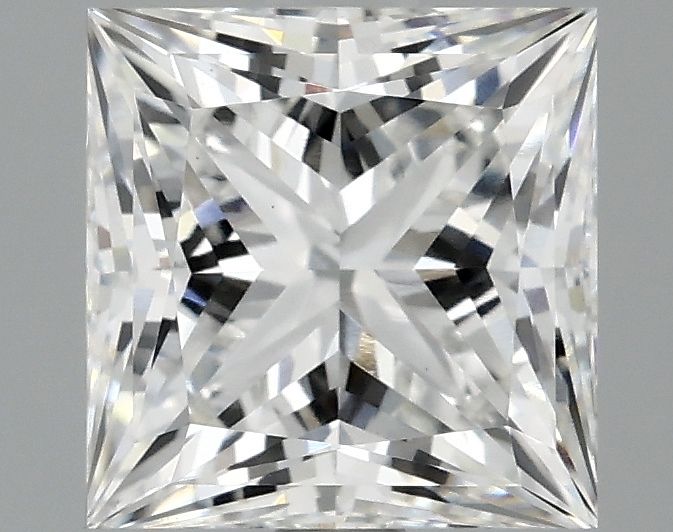 2.10 ct. princess Lab Grown Diamond front image