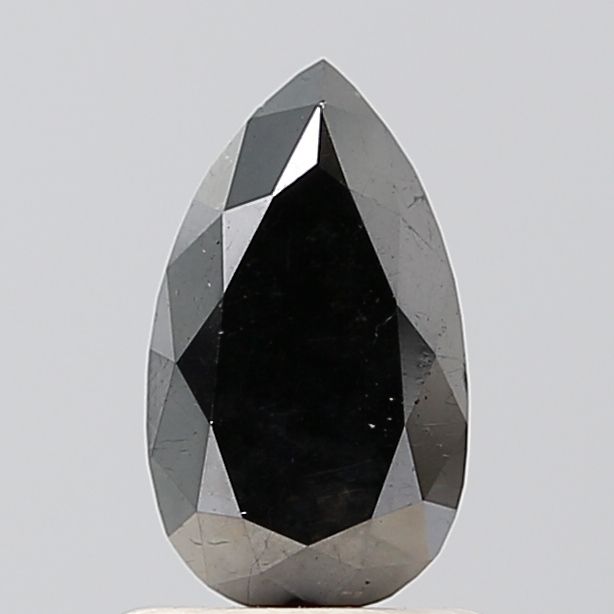 1.16 Carat Pear Diamond Black VVS2