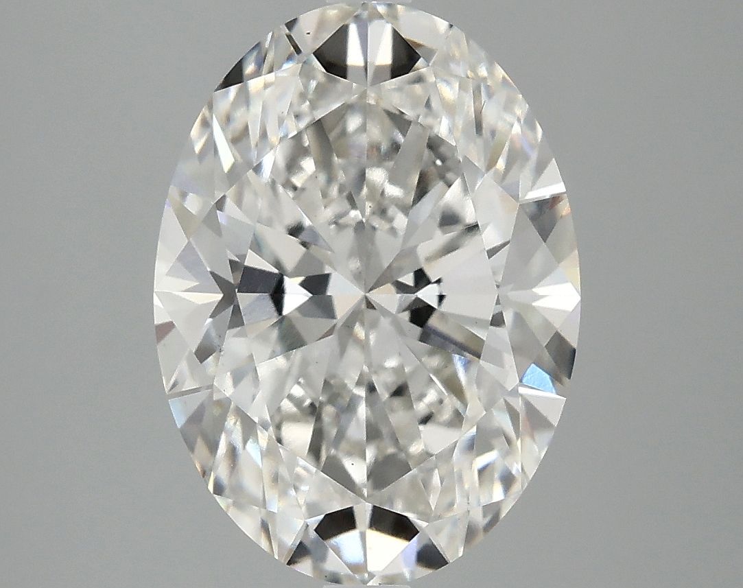 3.85 ct. oval Lab Grown Diamond front image