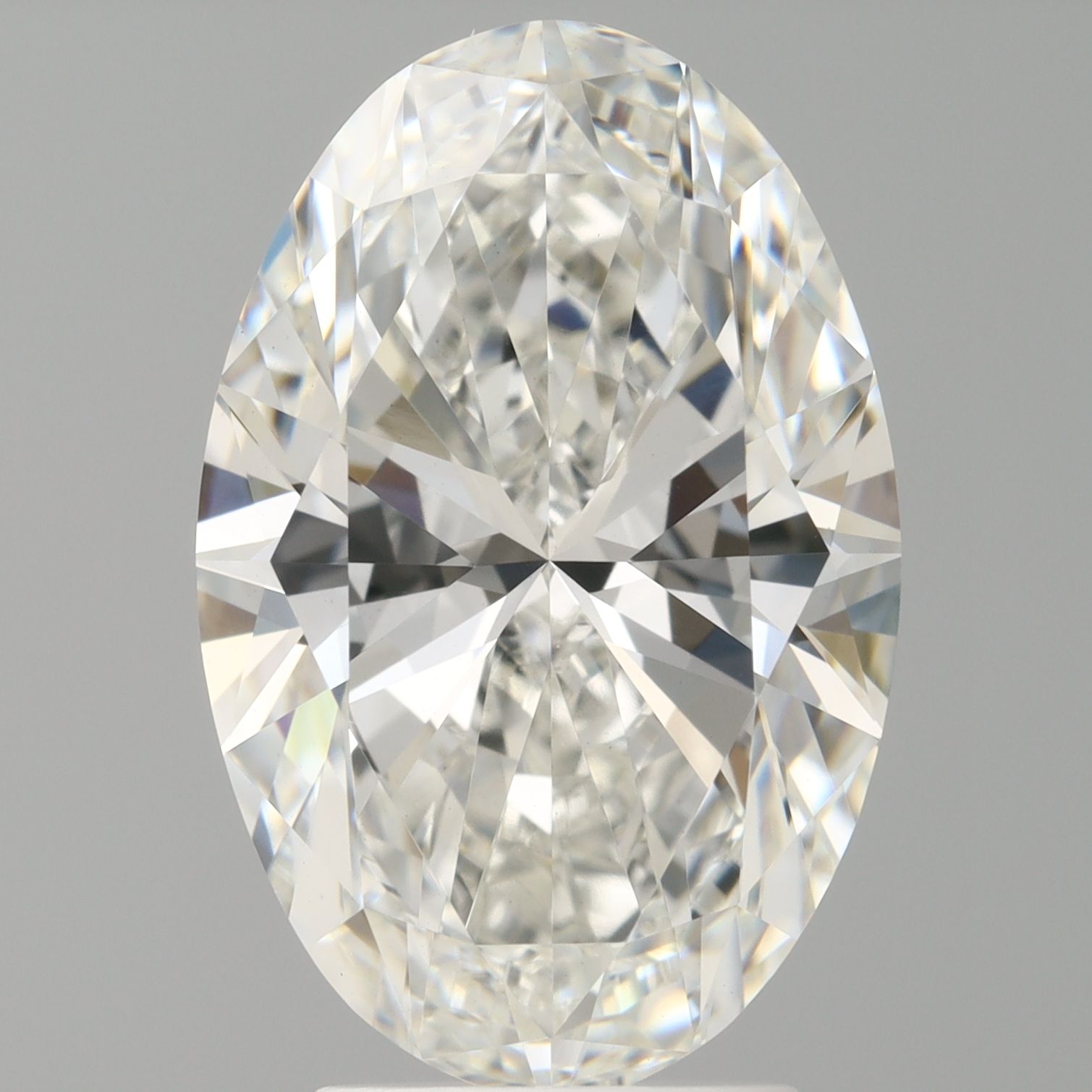 3.99 ct. oval Lab Grown Diamond front image