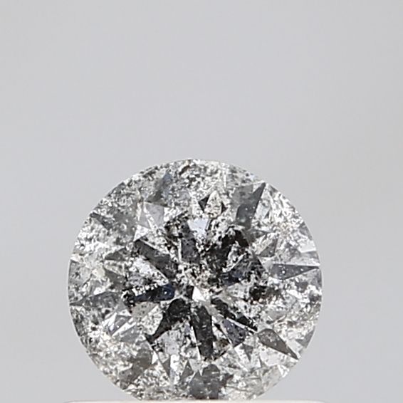 0.58 Carat Round Diamond Salt and Pepper VVS2