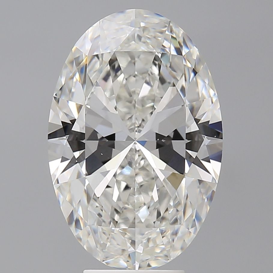 6.08 ct. oval Lab Grown Diamond front image