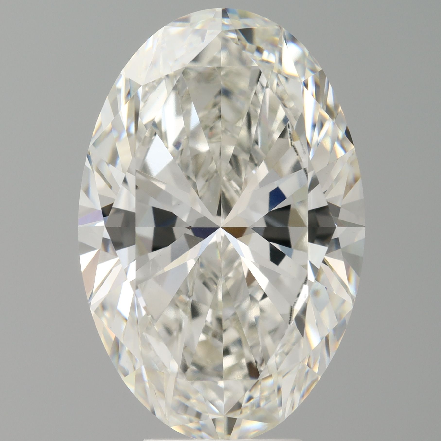 7.08 ct. oval Lab Grown Diamond front image