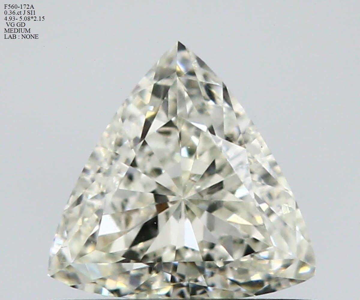 0.36ct Trilliant J SI1
