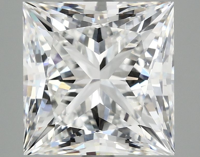 4.24 ct. princess Lab Grown Diamond front image