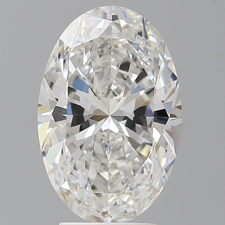 4.10 ct. oval Lab Grown Diamond front image