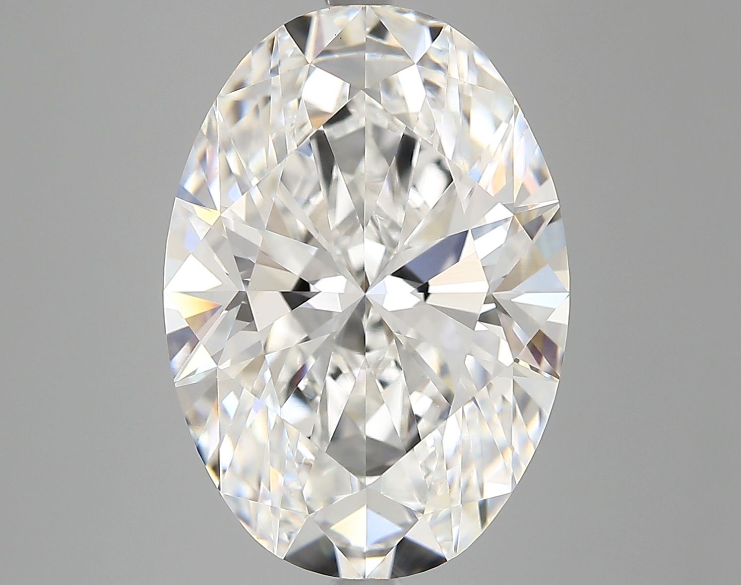7.09 ct. oval Lab Grown Diamond front image
