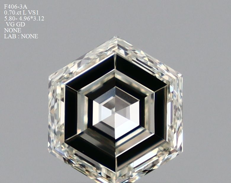 0.70ct Hexagonal L VS1