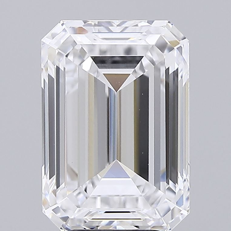 Diament LG szmaragdowy, 5.11 ct, D, VVS2